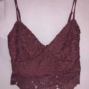 LA hearts cropped tank